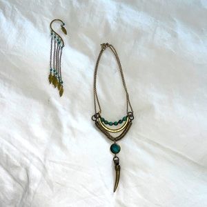 Labradorite jewelry set